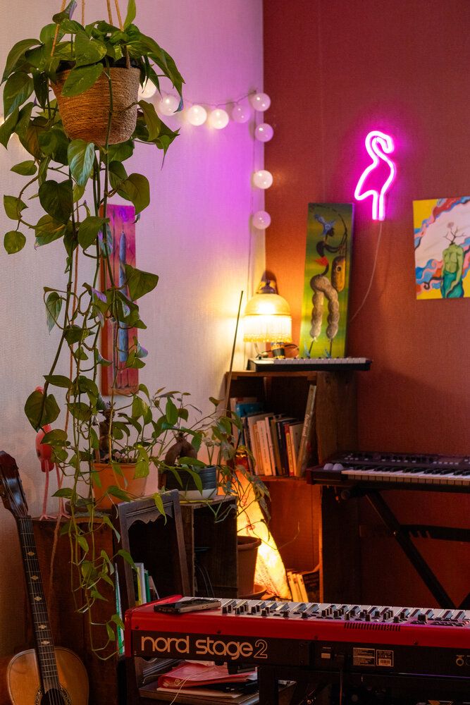 Vue du studio portrait